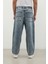 Erkek Skater Fit Jean Pantolon Buz Mavisi 9