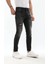 Erkek Slim Fit Yırtık Detay Antrasit Jean Pantolon 8