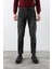 Erkek Likralı Straight Fit Jean Pantolon Siyah 7