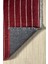 Ares Kırmızı Krem Halı Yıkanabilir Kaymaz Taban Şönil Kilim Dokuma Pamuk Taban Kilim NV11 50 x 80 cm 3
