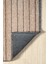 Ares Kahve Halı Yıkanabilir Kaymaz Taban Şönil Kilim Dokuma Pamuk Taban Kilim NV07 80 x 150 cm 3