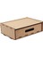 Gizli Çekmece Organizer Masa Altı Saklama Kabı Büyük Boy Yatay Demonte Mdf 6