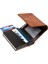 Erkek Rfıd Otomatik Çekim Koruyucu Mekanizmalı Kağıt Para Bölmeli Hediyelik Kartlık Cüzdan TUL601 - Taba 5