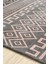 Ares Antrasit Pembe Halı Yıkanabilir Kaymaz Taban Şönil Kilim Dokuma Pamuk Taban Kilim NV13 50 x 80 cm 5