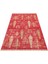 Nepal Zr 08 Bambu Viskon Kırmızı Sonbahar Uşak Desenli Halı 4