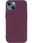 Apple iPhone 14 6.1'' İnce Mat Silikon Kılıf Mor 1