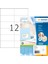 Premium Lazer Etiket A4 100 105X48 Beyaz 1