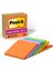 S Per Sticky Notes, 4 x 4, Rio De Janeiro Collection, Lined, 6 Pads/pack Mavi, Turuncu, Pembe, Sar 90 Yaprak Pouch Kendinden Yap Kanl 1