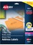 Lazer ve Mürekkep Püskürtmeli Yazıcılar Için 6521 Parlak Kristal Netliğinde Adres Etiketleri, 1 "x 2-5/8", 300 Etiket 1