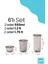 6 Parça Kare Erzak Saklama Kabı Seti - Bakliyat Saklama Kutusu Baharatlık Çerezlik 550-1200-1750 ml 5