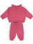 Kontrast Pembe Sweatshirt Pantolon Set 2