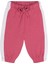 Kontrast Pembe Sweatshirt Pantolon Set 4