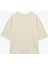 Kısa Kollu Bisiklet Yaka Basic Oversize Tişört 1