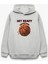 Basketbol Baskılı Şardonlu Uzun Kollu Kapşonlu Sweatshirt 1