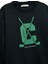 Uzun Kollu Bisiklet Yaka Baskılı Şardonlu Sweatshirt 3