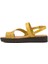 Kadın Örgülü Deri Sandalet DG6060 4