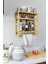 Bambu Mini 8 Form Organizer Mutfak ve Banyo Düzenleyici Askılı Duvar Rafı Havluluk DB-0028 2