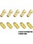 5 Adet Gold F Ara Konnektör + 5 Adet Gold F Konnektör (5 +5) 1