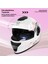 Erkekler ve Kadınlar Için 3c Sertifikalı Motosiklet Kaskı, Sis Önleyici ve Sıcak Kış Motosiklet Tam Kaplı Çift Lensli Tam Kask-Dört Mevsim Modeli (Yurt Dışından) 4