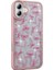 iPhone 16 Kılıf Taşlı ve Simli Tasarım Arth Azra Kapak - Pembe 5