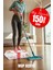 Mop Temizlik Havlusu Mop Aparatı Hediyeli 50X3 Beyaz Sabun 2