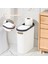 M-325 Çöp Kutusu Banyo Mutfak Çöp Kovası Kapaklı Banyo Çöp Kovası 10LT 1