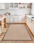 Dokuma Balık Sırtı Sisal Kolay Temizlenir Mutfak Antre Oturma Odası Kumaş Bordürlü Özel Halı 5