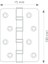 Paslanmaz Menteşe 2.2 mm Oval Siyah 2