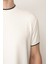 Beyaz Regular Fit Bisiklet Yaka Erkek T-Shirt E1015 3