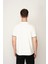Beyaz Regular Fit Bisiklet Yaka Erkek T-Shirt E1015 5