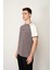 Kül Regular Fit Bisiklet Yaka Çift Renkli Erkek T-Shirt E1010 2
