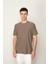 Kül Regular Fit Bisiklet Yaka Erkek T-Shirt E1002 1