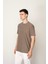 Kül Regular Fit Bisiklet Yaka Erkek T-Shirt E1002 2