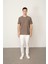 Kül Regular Fit Bisiklet Yaka Erkek T-Shirt E1002 4
