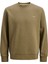 Jack Jones Yazı Baskılı Bisiklet Yaka Erkek Sweatshirt 12284399 1