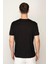 Siyah Regular Fit Bisiklet Yaka Erkek T-Shirt E1023 4