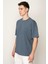 Mavi Oversıze Bisiklet Yaka Erkek T-Shirt E1025 3