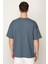 Mavi Oversıze Bisiklet Yaka Erkek T-Shirt E1025 4