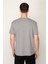Gri Regular Fit Bisiklet Yaka Erkek T-Shirt E1023 4