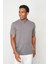 Kül Regular Fit Dik Yaka Erkek T-Shirt E1007 2