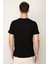 Siyah Regular Fit Bisiklet Yaka Erkek T-Shirt E1026 4