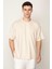 Taş Oversıze Bisiklet Yaka Erkek T-Shirt E1016 1