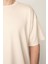 Taş Oversıze Bisiklet Yaka Erkek T-Shirt E1016 5