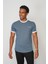 Mavi Regular Fit Bisiklet Yaka Erkek T-Shirt E1024 4