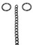 Nildenhobim Antrasit Yaylı Halkalı Çanta Zincir Set - Zincir 110 cm - Yaylı Halka Çap 2.5 cm 1