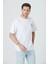 %100 Pamuk Erkek Relax Fit Rahat Kalıp Bisiklet Yaka Basic Düz Kısa Kollu Baskılı Tişört TNT-015 3