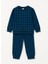 Erkek Çocuk Kareli Yumuşak Dokulu Pijama Takımı 2