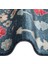 Nepal Zr 17 Yün Viskon Tensel Navy Multy Otantik Modern Uşak Desenli Halı 5