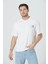 %100 Pamuk Erkek Relax Fit Rahat Kalıp Bisiklet Yaka Basic Düz Kısa Kollu Baskılı Tişört TNT-016 2