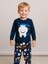 Erkek Çocuk Pamuklu Diş Baskılı Pijama Takımı 4